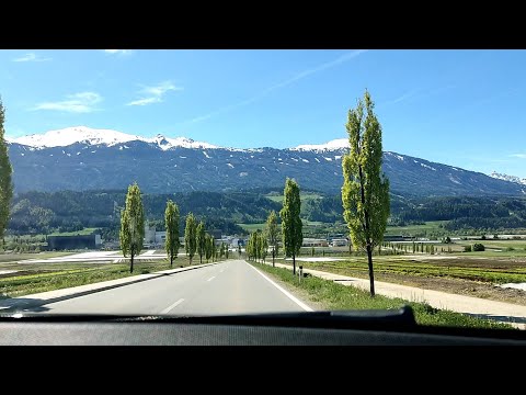 Roadtrip from Thaur to Innsbruck Tirol Austria