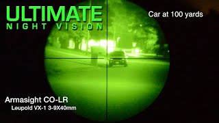 Armasight Co-Lr Long Range Night Vision Clip-On With Vortex Razor Hdii 1-6X24Mm