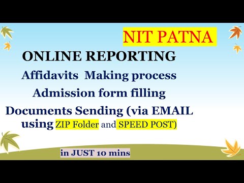 NIT Patna online reporting