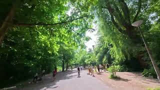 Fietsen naar huis vanuit Dierentuin Amsterdam | Amstel en Vondelpark | 4K