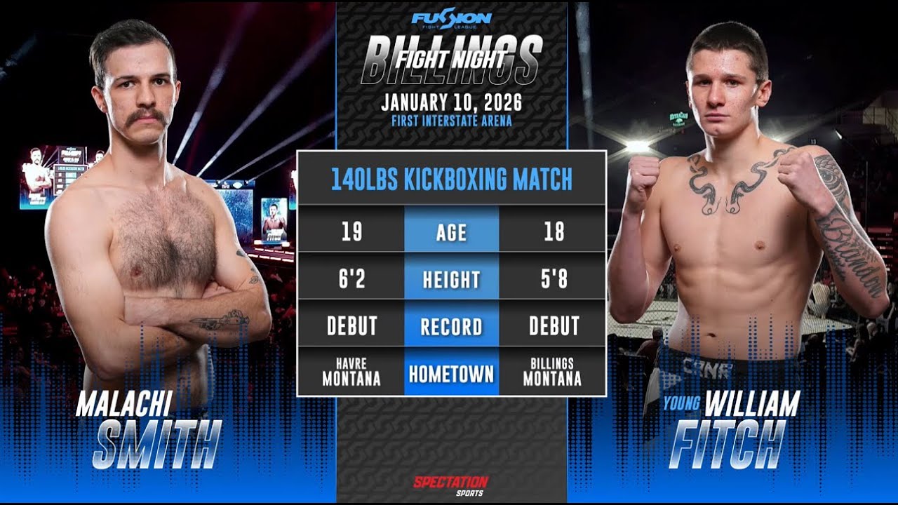 Уильям Фитч против Малахи Смита - Fusion Fight League: Смит против Миллера