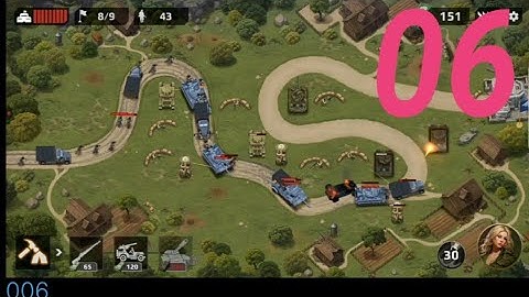 WWII Defence: RTS Army TD Game - Gameplay Walkthrough Part 6 - Level 10 