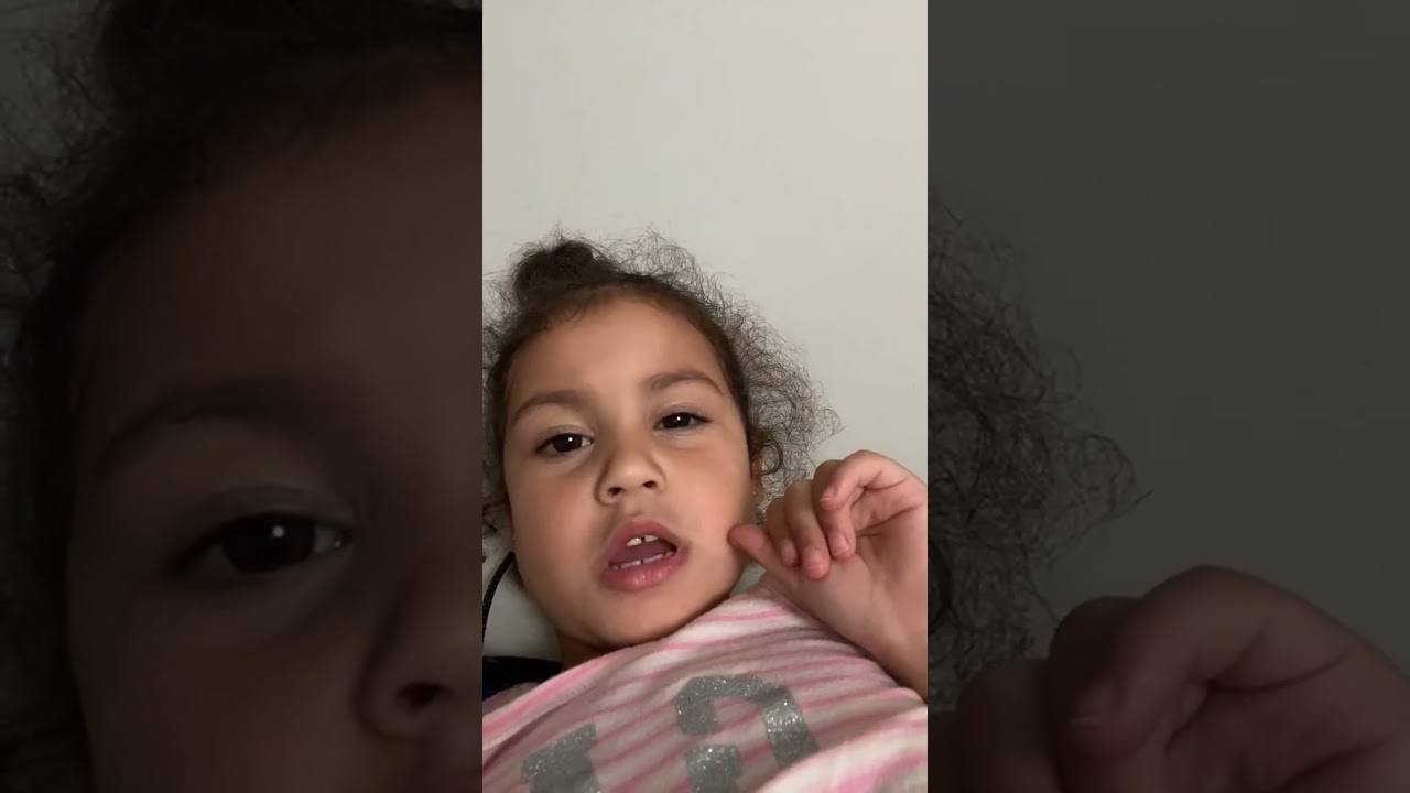 A child's playful sounds and funny faces