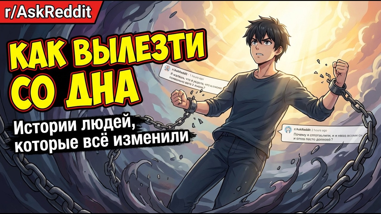 КАК ВЫЛЕЗТИ СО ДНА: Истории людей, которые всё изменили | r/AskReddit