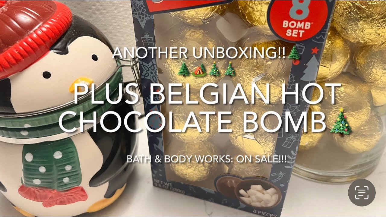ANOTHER SURPRISE UNBOXING!!🌲BATH & BODY WORKS & BELGIAN HOT CHOCOLATE BOMB!🎄It’s Still Winter Time🏕️