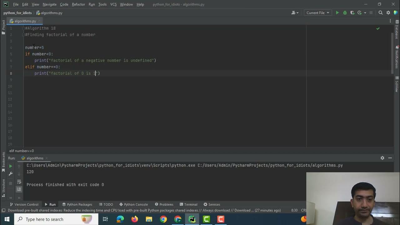Exploring Factorials: A Python Algorithm - YouTube