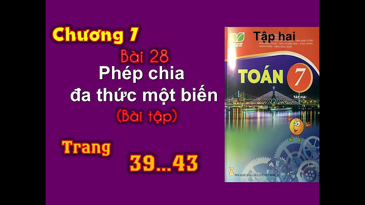 Bài 28 trang 41 sgk toán 7 tập 2 năm 2024