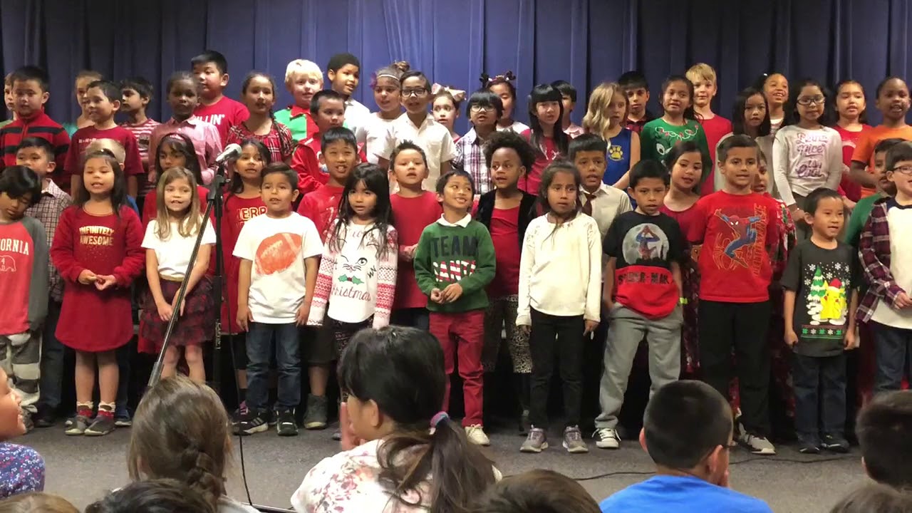 Liam 2nd Grade Christmas Choral Presentation Youtube 
