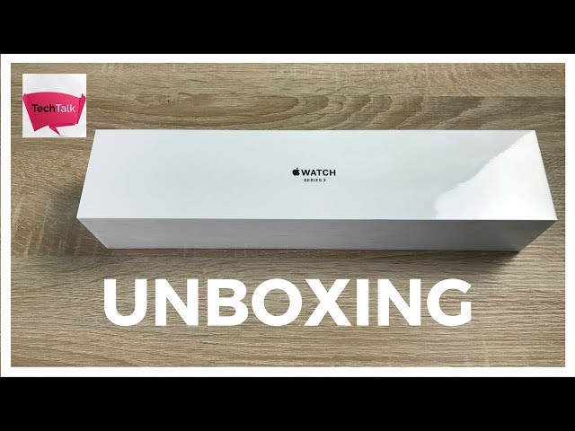 Apple Watch Series 3 GPS 42mm Space Grey Unboxing