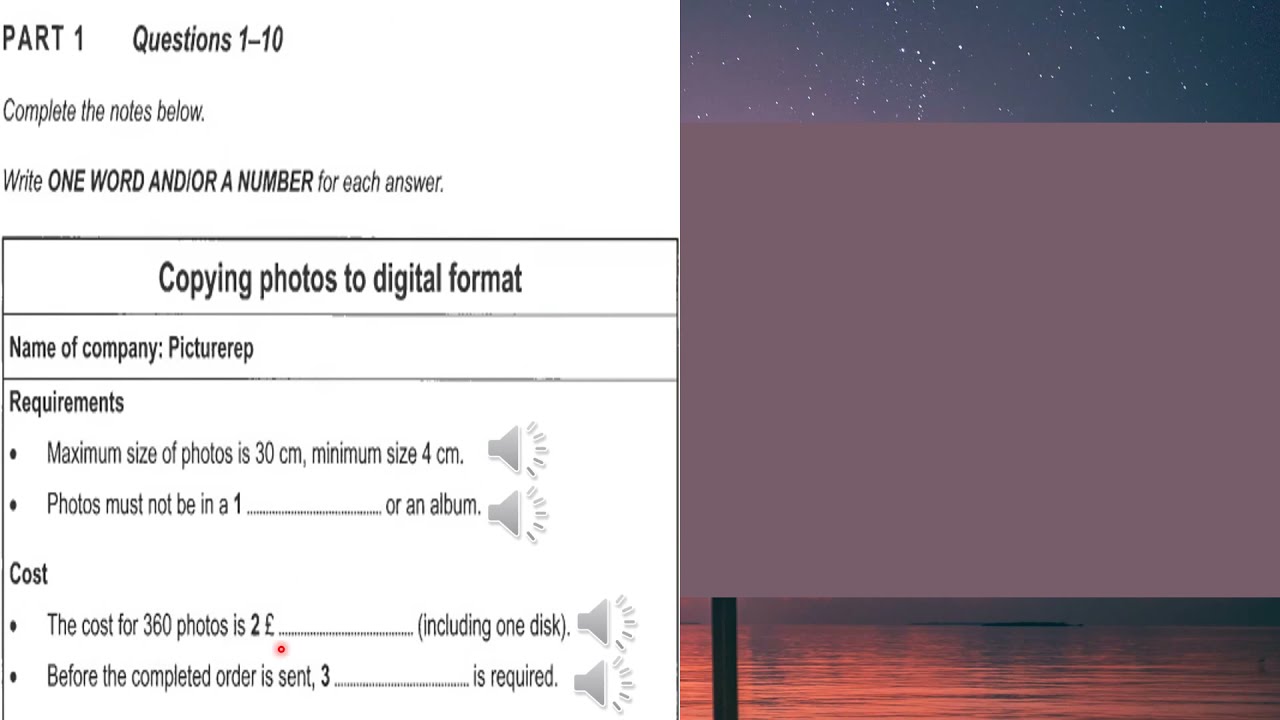 GIẢI CHI TIẾT CAMBRIDGE IELTS 16 LISTENING TEST 2 SECTION 1