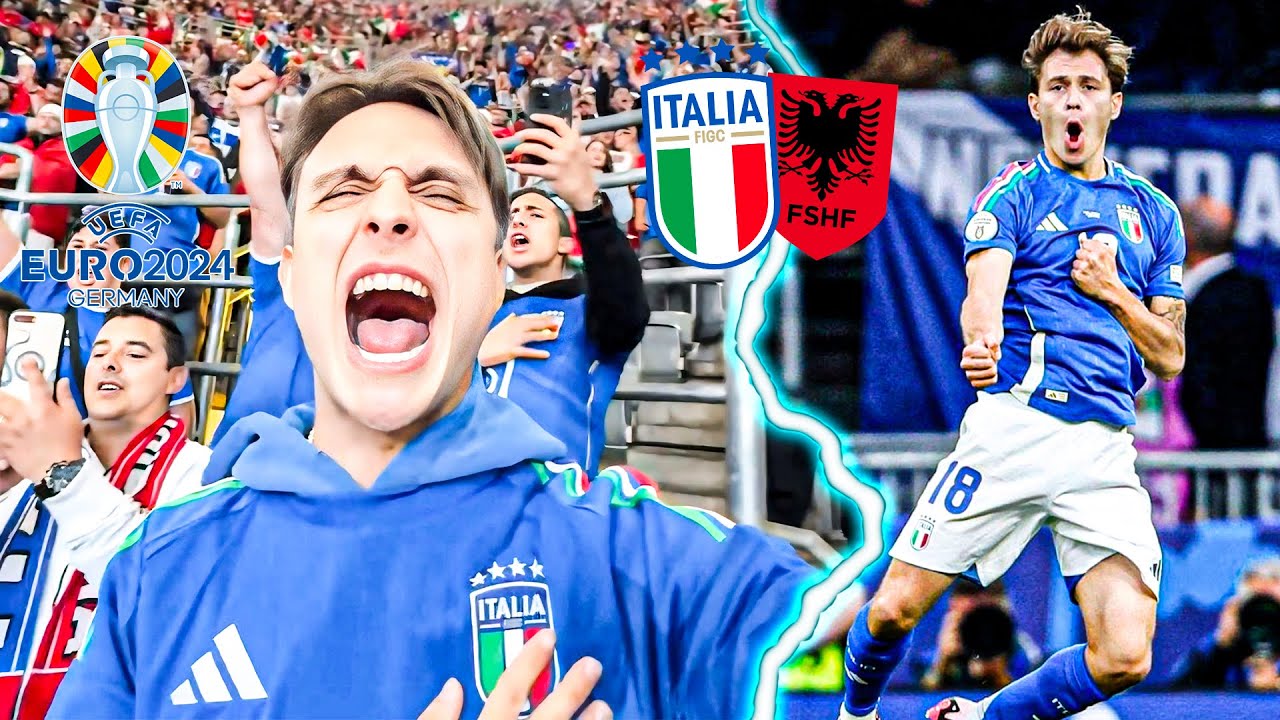 Italia vs Albania - Europei vlog 🇮🇹🇦🇱 | SUPER RIMONTA ALL'ESORDIO 😱