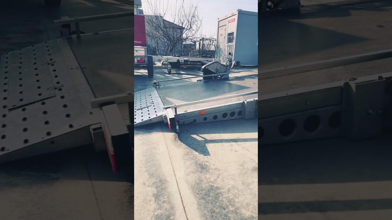 Remorcă transport moto Trailer Europe 12516SC mono ax 750kg 