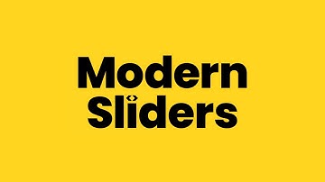 Modern Sliders: Course & Expansion Pack