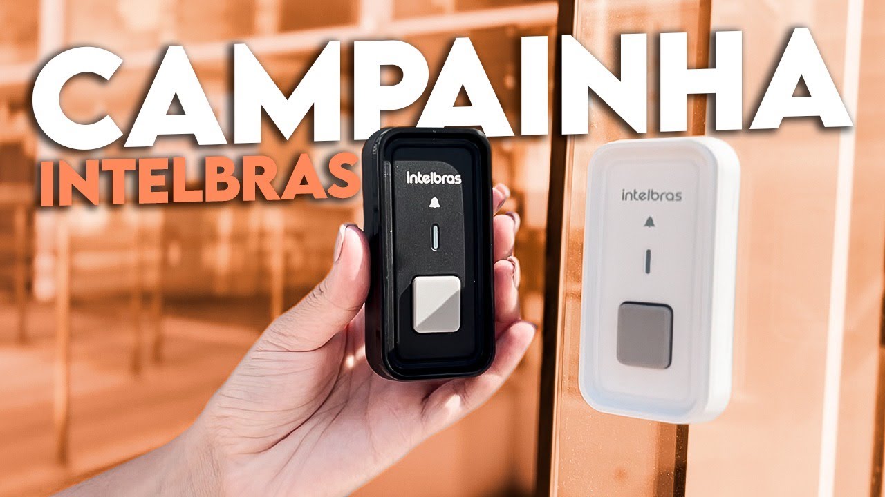 VALE A PENA? Campainha Sem Fio INTELBRAS CIB 101: Review Campainha Elétrica  Wireless 100 Metros 