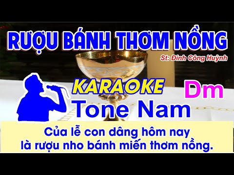 Video Rượu Bánh Thơm Nồng Karaoke Tone Nam - (St: Đinh Công... - youtube