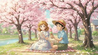 Soft Moments of First Love 🌸 | Writing Letters, Sharing Ice Cream, and Waiting Under Cherry Blossoms screenshot 5