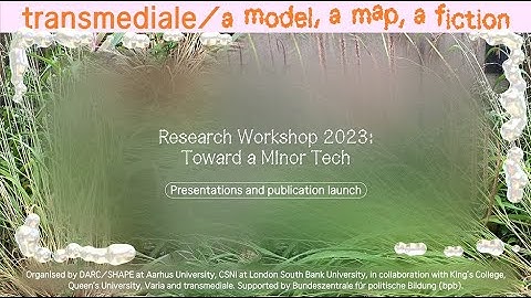 Research Workshop 2023: Toward a Minor Tech