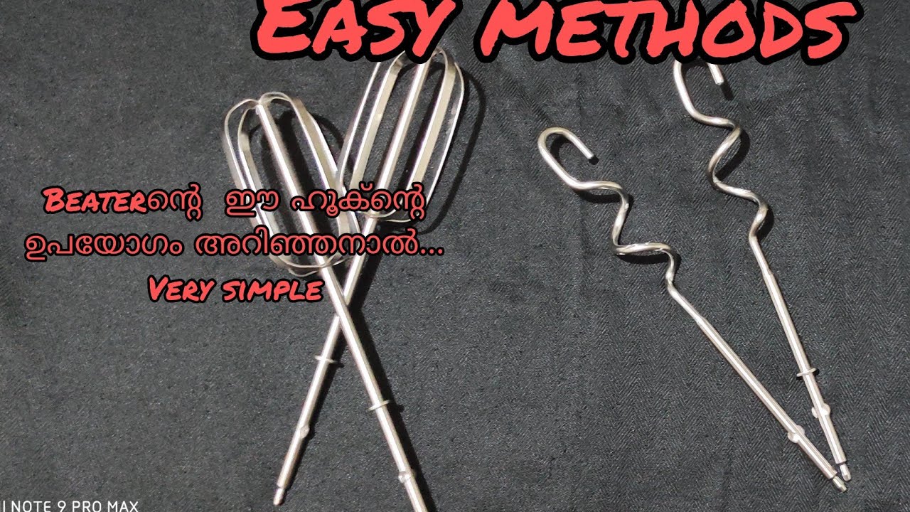 Uses of beater Kneading hookMalayalam YouTube
