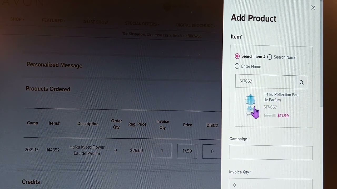 How to create an Invoice for your Avon Customers 2022