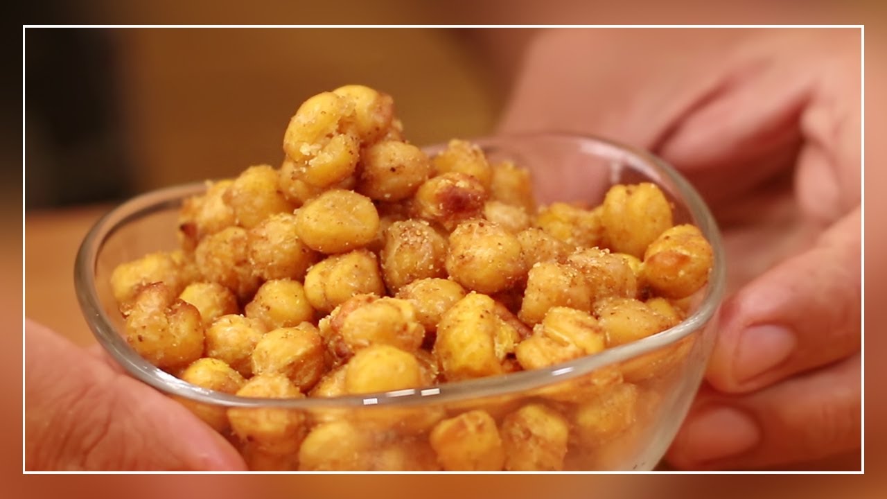 Garbanzos Tostados. SNACK SALUDABLE, RÁPIDO y DELICIOSO