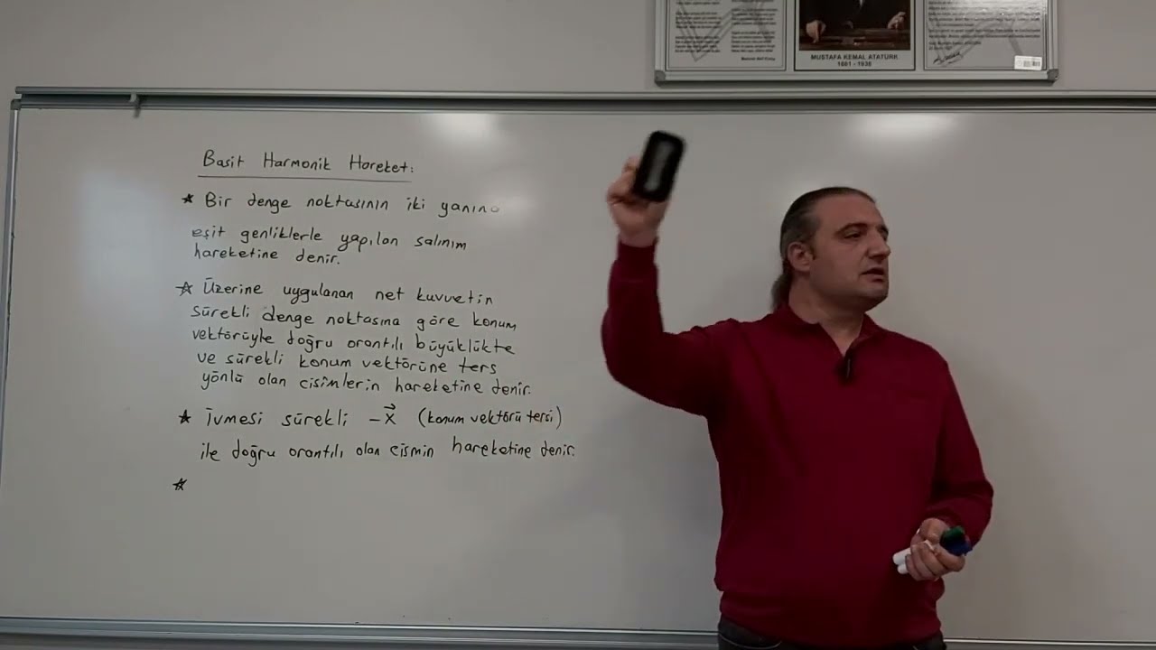 Basit Harmonik Hareket 1 (Giriş, Temel Mantık, Tanımlar, Terimler)