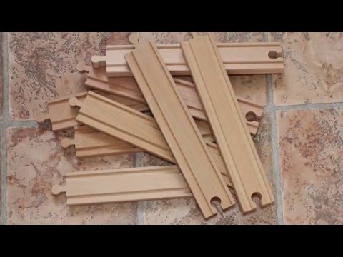 Прямые элементы для деревянной железной дороги BRIO и т.п.