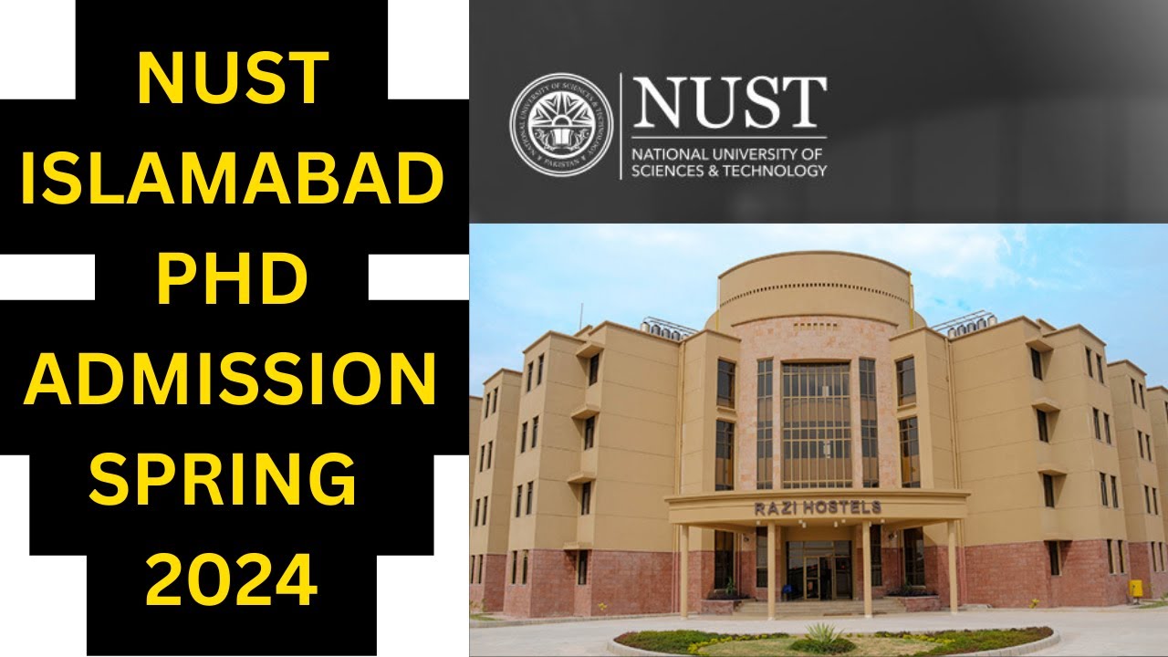 nust phd admission online