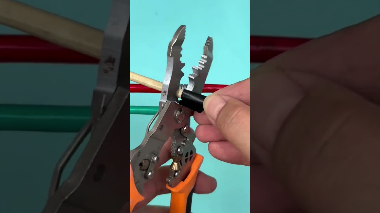 WIRE REPAIR genius! ⚡🔧🤯 #shorts #electrical #engineering #diy #skills