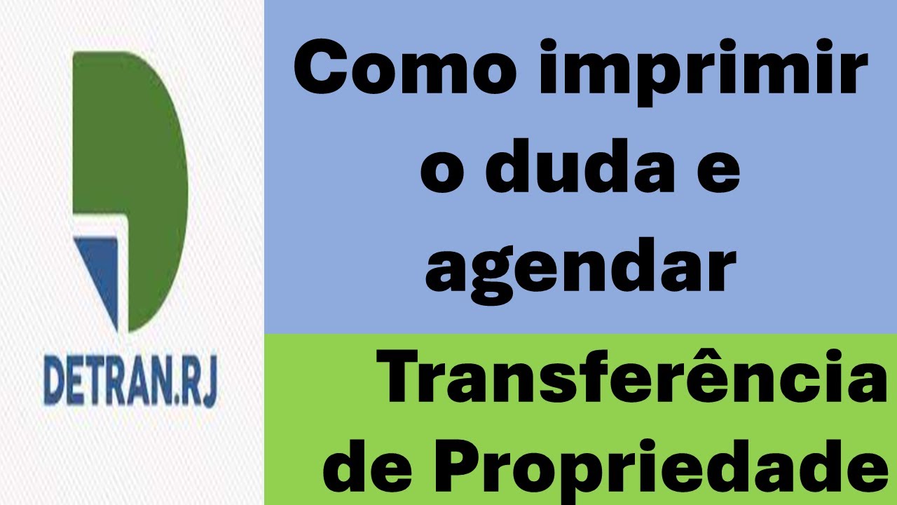Duda Transferência De Propriedade E Município Detran-rj - RETOEDU