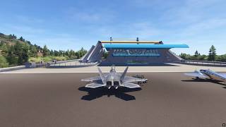Ustica Fly LIUS - Top Mach Studios F-22 v2.0.2 flight test. Microsoft Flight Simulator 2024