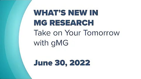 Research Webinar: Take on Your Tomorrow with gMG