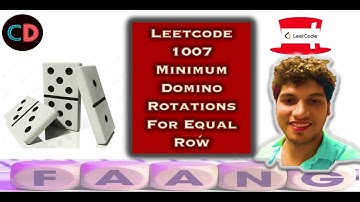 Minimum Domino Rotations For Equal Row | Leetcode 1007 | Maths | Live coding session 🔥🔥
