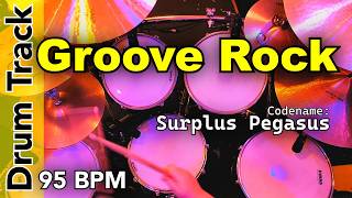 Your Amp Is Infested With Pegasi | 95 BPM Groove Rock Drum Beat