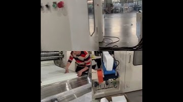 Glue lamination N folding hand towel paper machine