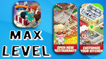 Idle Restaurant Tycoon - MAX LEVEL - Build a Cooking Empire