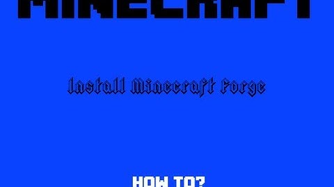 How to install Minecraft forge for 1.5.2