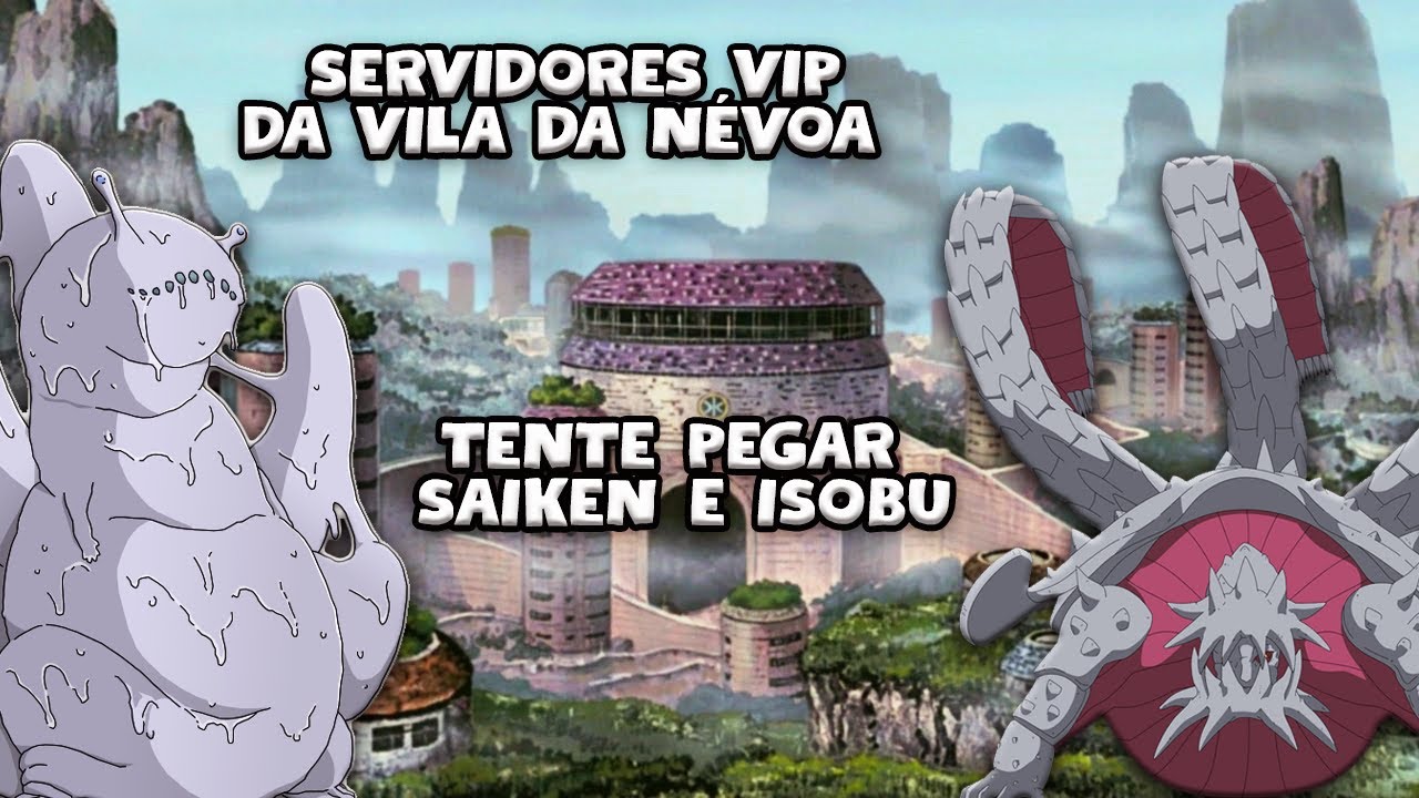 SERVIDORES VIP *SAND VILLAGE* PARA PEGAR SHUKAKU E CHOMEI NO