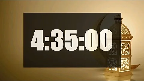 4 Hour 35 Minute Timer | 275 Minutes Countdown | Timer Call