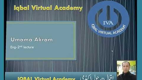 English Language Lecture-2/ Iqbal Virtual Academy/ Javed Iqbal