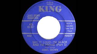1968 HITS ARCHIVE: Say It Loud--I’m Black And I’m Proud (Part 1)  - James Brown (mono)