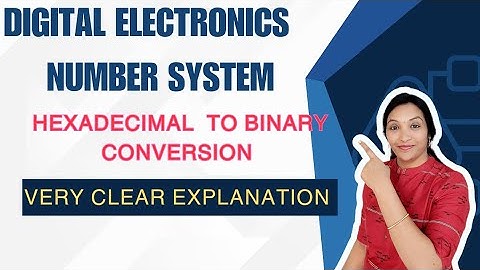 Hexadecimal to Binary Conversion in Telugu