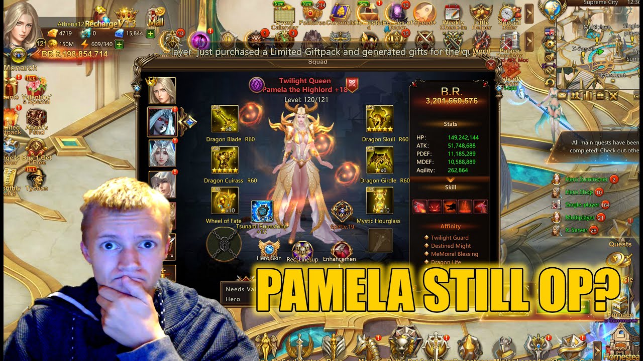 OBTAINING 100s OF MILLIONS OF POWER - League of Angels 2