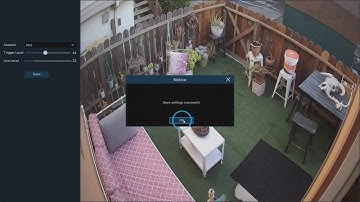 Sound Detection Analytic on NVR-8580