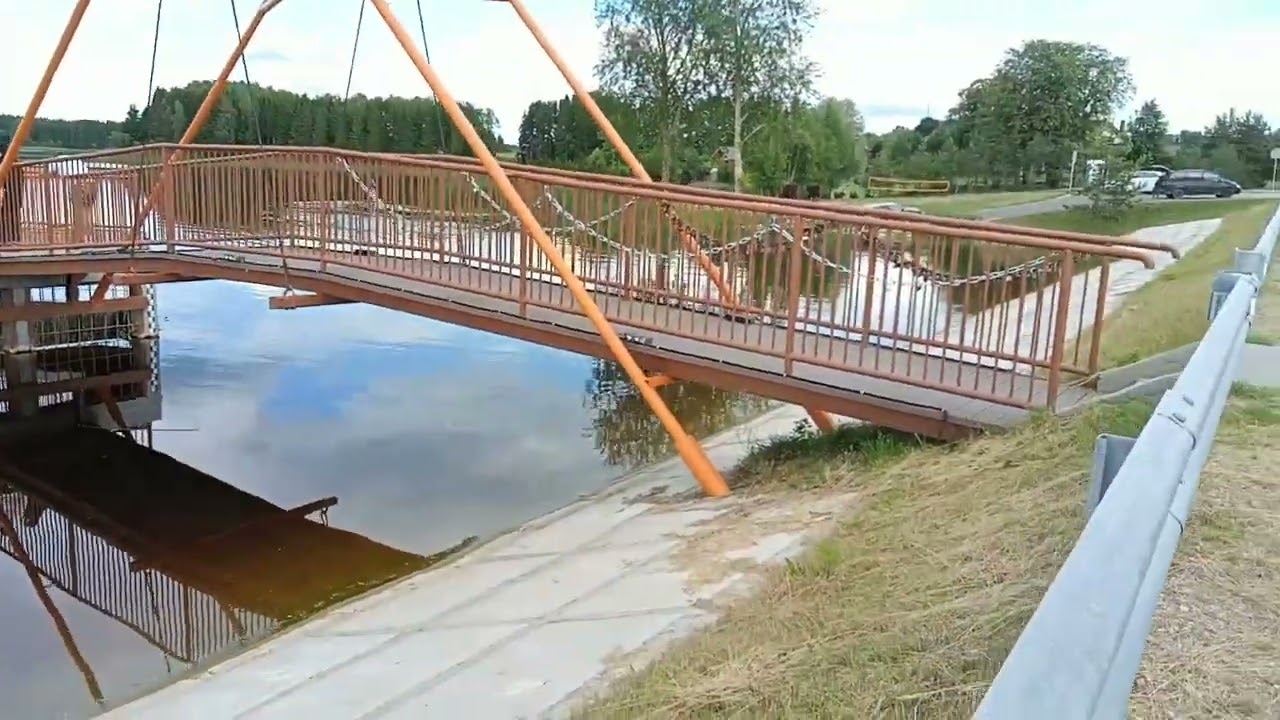 Литва.Короткая прогулка по городу Утена.