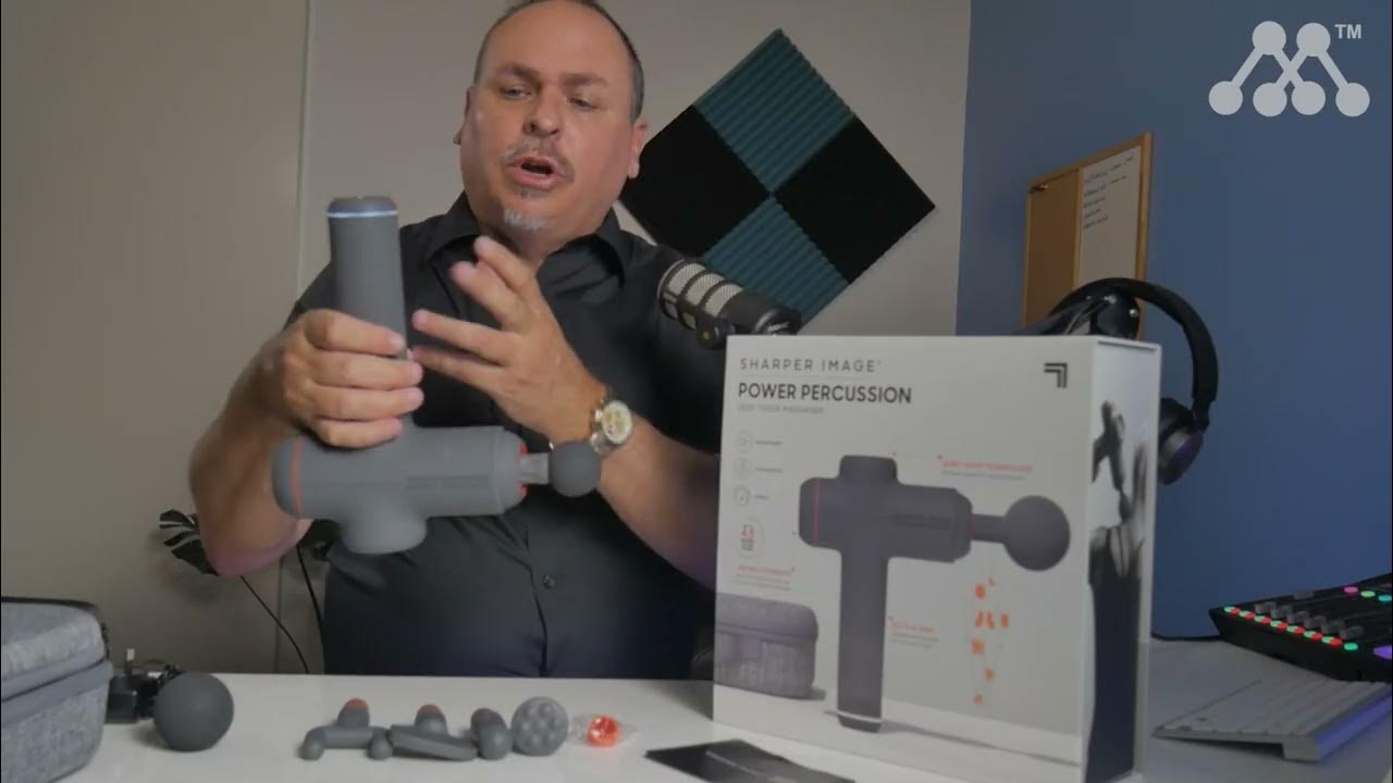 Sharper Image Power Percussion Massager Review YouTube