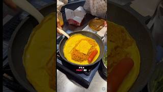 Spicy carbonara noodles omelette #joyeats #food #buldak #noodles #omelette #shorts