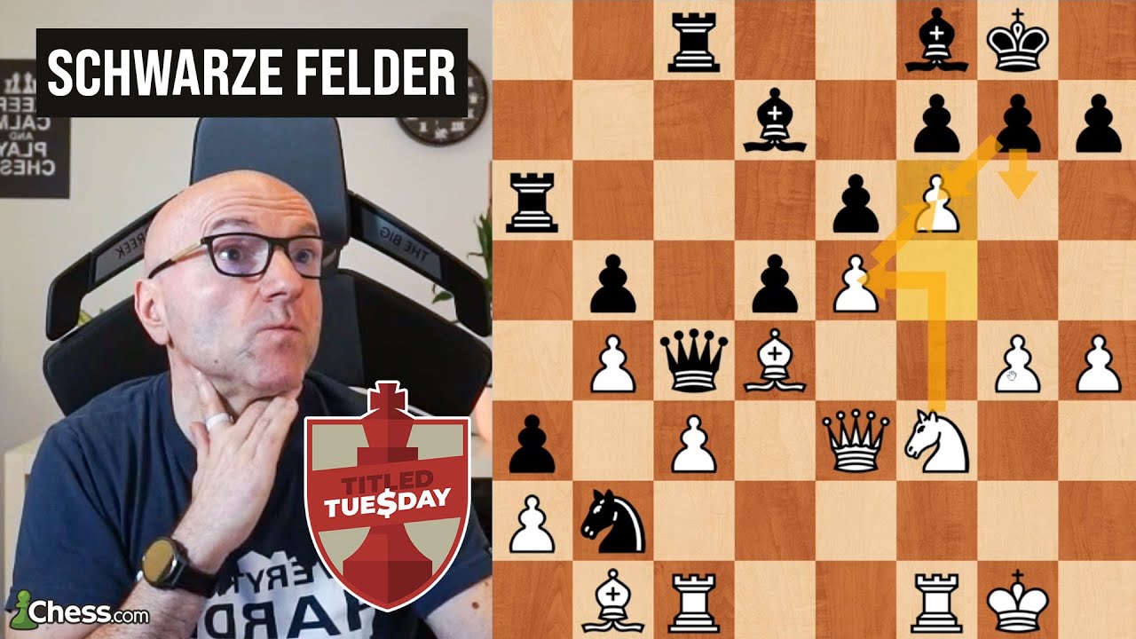 Matt auf den schwarzen Feldern