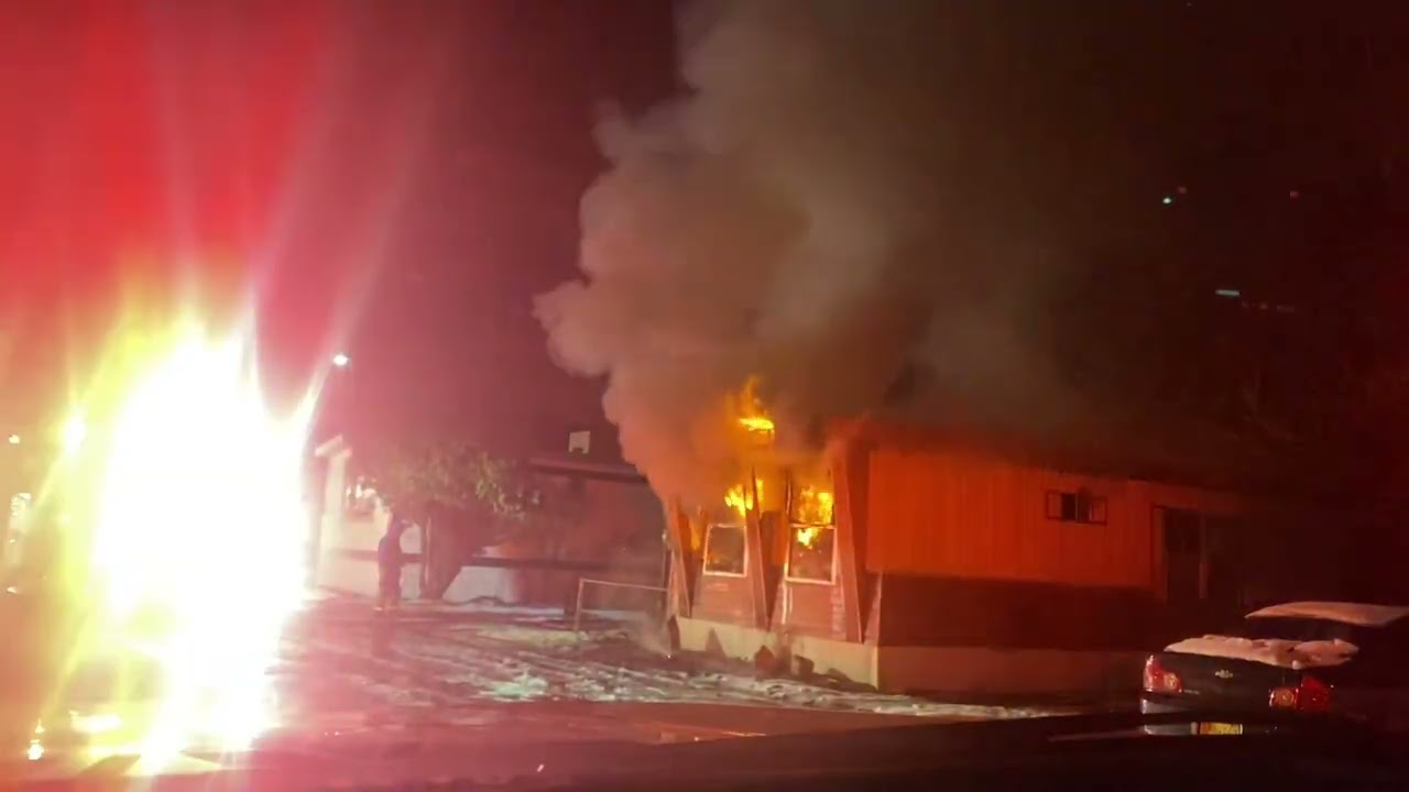 Mobile Home Fire