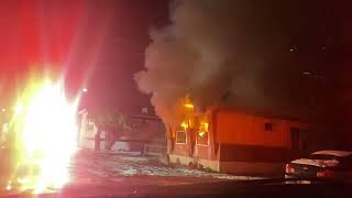 Mobile Home Fire