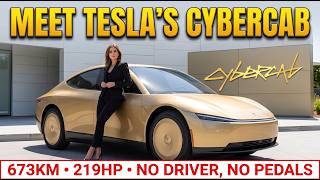Tesla Cybercab 2026: 673KM Range, 219HP & NO Steering Wheel! (Full Review)